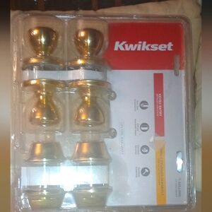 Kwikset Gold Door Knob Set